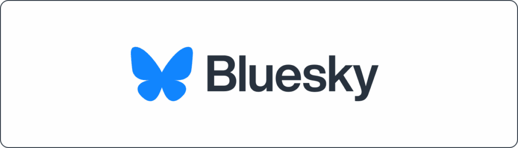 Bluesky social media logo