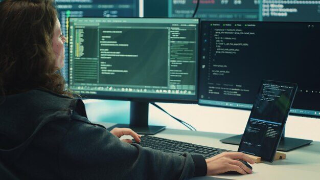 cyber intelligence team using advanced technology secure computer networks 482257 99771